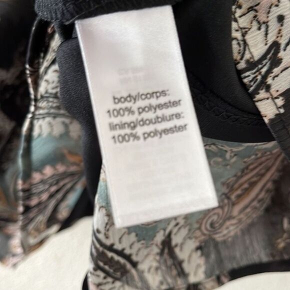 Maurices Paisley Off The Shoulder Peplum Top Womens Size XXL Long Sleeve Boho - Picture 7 of 8